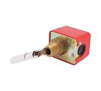 YUYTE Flujo Agua Flujostato SPDT R3/4 Control de Sensor de Aceite Líquido Interruptor Automático Tipo Paleta HFS-20, 15A 250V IP54 para, Acondicionamiento y