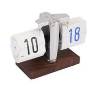 YUYTE Reloj de Escritorio Flip a Batería Mecánico Vintage Automático para