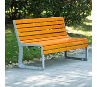 YVZYLXH Banco de Jardín de Aluminio y Madera