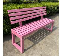 YVZYLXH Banco de Jardín, Diseño Estable con Orificios de Fijación, Mueble de Exterior Resistente for Parque y Patio