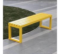 YVZYLXH Banco de Jardín en Acero Galvanizado