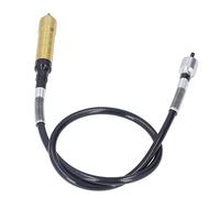 YWBL-WH Accesorio de Adaptador de Eje Flexible Juego de Llaves de Mandril de Extensión de Eje Flexible de Acero Inoxidable y Caucho para Taladro Eléctrico Grabado Tallado Pulido en Espacios