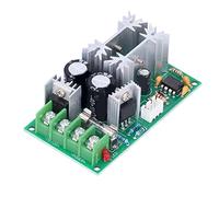 YWBL-WH Controlador de Velocidad del Motor PWM DC, Módulo de Accionamiento de 20 A 1200 W con Potenciómetro, Regulador de Motor Cepillado de 10 A 60 V, Control de 25 KHz para Ventiladores, Bombas,
