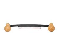 YWBL-WH Cuchillo recto, cuchillo recto, afeitado de tracción, herramienta para trabajar la madera, mango de madera doble antideslizante, hoja concisa de acero de tungsteno, cincel para madera