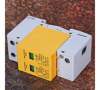 YWBL-WH Dispositivo de Protección 2P Módulo Amarillo LT120 420V 10kA 20kA Protector contra Sobretensiones de Montaje en Riel de Soplado Magnético con Diseño Enchufable para Paneles de Distribución
