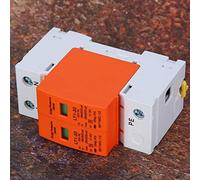 YWBL-WH Dispositivo de Protección contra Sobretensiones 2P Módulo de Naranja Protector contra Sobretensiones 420V 20kA Montaje en Riel Nivel de Soplado Magnético 2 para Paneles Eléctricos Hogares