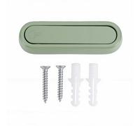 YWBL-WH Gancho de Pared Plegable para Ahorrar Espacio, Gancho Plegable con Aleación de Zinc, Resistente para Cocina, Baño, Entrada para Colgar Toallas, Abrigos, Bolsos (Borde Redondo Mate Gris Verde)