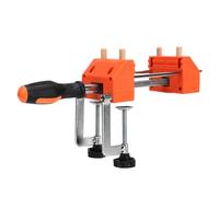 YWBL-WH Home Vise Abrazadera de Banco Universal de ABS y Acero Inoxidable Tornillo de Banco de Trabajo de Mesa Pequeña para Carpintería Soporte de Sujeción 3 en 1 con Pasadores de Madera para