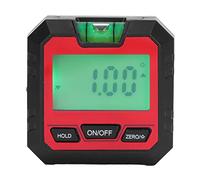 YWBL-WH Inclinómetro Digital Magnético 90° Nivel Electrónico de Ángulo | LCD retroiluminada con bloqueo de datos, legibilidad de 0,1°, precisión de ±0,2°, base magnética con ranura en V,