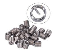 YWBL-WH Insertos de Reparación de Roscas M12 X 1,75 Tuerca para Alambre | Kit Compatible con Helicoil para Roscas Hembra Dañadas, Resistencia a la Corrosión 304 SUS, Reparación de Aluminio, Zinc,