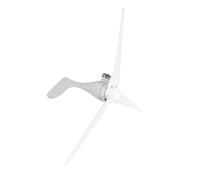 YWBL-WH Kit de Aerogenerador de 500W, Controlador de 24V Incluido | Generador Eólico Marino, 3 Aspas de Fibra de Vidrio, Conexión Flexible de Bajo Ruido, Resistencia al Óxido del Cuerpo de