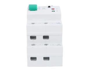 YWBL-WH Mini ATS Interruptor de Transferencia Manual Automática 2P 80A Material de PC Selector de Potencia Dual con Conmutación Rápida de 20 Ms para Respaldo del Generador Doméstico