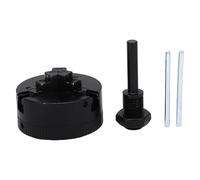 YWBL-WH Mini Mandril de Torno, Mandril de 3 Mordazas de Acero con Alto Contenido de Carbono, Autocentrado de 50 Mm, Rango de Sujeción de 1 a 20 Mm con Bielas de 6 para Carpintería, Tallado de