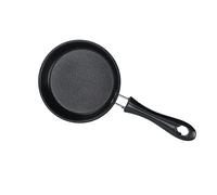 YWBL-WH Mini Sartén de 12 Cm Antiadherente para Huevos Pequeños, de Acero Inoxidable, Apta para Placas de Inducción, con Largo, Ideal para Desayunos, Camping, Caravanas y Cocina Diaria, (BLUE)
