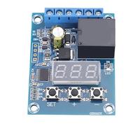 YWBL-WH Módulo de relé de Detección de Voltaje de 12 V, Rango de Monitoreo de 0-99,9 V con Pantalla LED, relé de 12 A para Protección del de Energía de Automatización Industrial