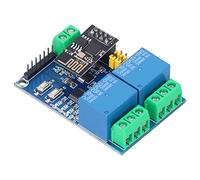 YWBL-WH Módulo de relé WiFi de Doble Canal, Módulo de -01 de relé Inteligente de 12V con Control Remoto de Aplicación de Teléfono para Automatización del Hogar Intelige