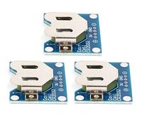 YWBL-WH Módulo de Soporte de Batería CR2032 Placa de Montaje de Celda de Moneda con Puerto de Clavija de 2,54 Mm 33,02 X 27,94 Mm Placa de Pruebas de Fácil Desmontaje Uso para Electrónica de