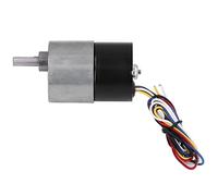 YWBL-WH Motorreductor sin Escobillas DC 12V, Engranaje Helicoidal de Poco | Carcasa de Aleación de Alambre de Cobre para Mayor Durabilidad, Control de Velocidad PMW, Retroalimentación de Señal FG,