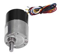 YWBL-WH Motorreductor sin Escobillas DC 12V, Engranaje Helicoidal de Poco | Carcasa de Aleación de Alambre de Cobre para Mayor Durabilidad, Control de Velocidad PMW, Retroalimentación de Señal FG,
