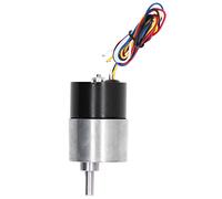 YWBL-WH Motorreductor sin Escobillas DC 12V, Engranaje Helicoidal de Poco | Carcasa de Aleación de Alambre de Cobre para Mayor Durabilidad, Control de Velocidad PMW, Retroalimentación de Señal FG,
