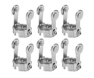 YWBL-WH Rueda Guía de Rodillo para Cortador de, Accesorio de Antorcha PT31 de Acero Inoxidable, Espaciador de Separación de 1,5 Cm, 6 Piezas para Corte Circular, Soldadura Manual y Usuarios de