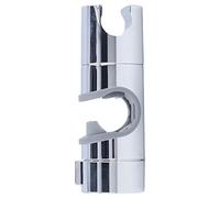 YWBL-WH Soporte para Cabezal de Ducha con Barra Deslizante, Soporte para Cabezal de Ducha Ajustable Cromado ABS para Riel Recto de 18 a 25 Mm, Rotación de 360 grados, Abrazadera Fácil, Uso de