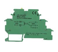 YWBL-WH Terminal de relé de Estado Sólido, Módulo Delgado Ultradelgado de 6,2 Mm, Indicador LED, para Aplicaciones de Paneles de Control de Automatización Industrial