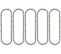 Yweller Cadena de sierra RAC270 adecuada para Ryobi OPP1820, RPP182020, RY18CS20A0, RY18CS20A125, Oregon 90PX033E, 90SG033E, 90PX033X, 90JG033X cadenas de motosierra 20 cm 3/8'' 1.1.1 mm 33 TG 5pcs