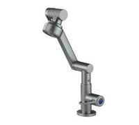 YWJFSA Foldable Kitchen Tap Bathroom Taps with 2 Spray Modes Height Adjustable 360° Swivel Single Lever Tap for Kitchen & Bathroom,Grey