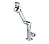 YWJFSA Foldable Kitchen Tap Bathroom Taps with 2 Spray Modes Height Adjustable 360° Swivel Single Lever Tap for Kitchen & Bathroom,Plating