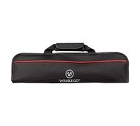 YWJLQH Bolsa para Cuchillos Chef Funda de Cuchillos Portátil Estuche Enrollable Porta Accesorios de Cocina Oxford Nylon con Cremallera Y Correas Adecuada Par, ROJO, tal como se describe