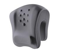 YWJLQH Cervical Ergonomico para Silla de Oficina Almohada Memory Foam Soporte Cabeza Adecuado para Trabajar Dormir Viajar, Gris Claro, tal como se describe