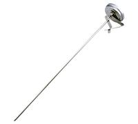 YWJLQH Profundo Digital Resistente al Agua para Freír Pollo Medir Caramelos Carne con Sonda Larga y Clip Hecho en Acero, tal como se describe, 30 CENTIMETROS