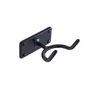 YWJLQH Soporte para Tabla de Planchar Colgador Ganchos Organizador Metálico Multiusos Adecuado para Lavandería Habitaciones de Hotel Baño Costura Y Armario, negro, tal como se describe