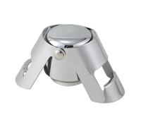 YWJLQH Tapón para Botella de Champagne para Vinos Espumosos Y Champagne Construido en Acero Inoxidable Y Silicona Evita Escapes Y Mantiene Adecuado, argén, tal como se describe