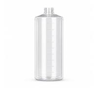 YWMJZEU Botella con Cuello Vacío Botella con Bomba Espuma Compacta Envase para Aficionados a la Limpieza, Transparent, 1L B