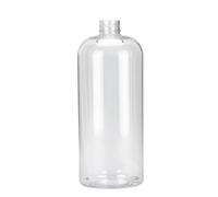 YWMJZEU Botella con Cuello Vacío Botella con Bomba Espuma Compacta Envase para Aficionados a la Limpieza, Transparent, 1L