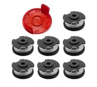 YWNYT Bobina de Hilo de Repuesto para Desbrozadora Ein-hell GE-CT 18/28 Li y GE-CT 18/28 Li TC, TLE-03 Bobina de Línea de Repuesto, 1.5mm (0.06")-4.9m (16Ft) Línea de Desbrozadora de Césped (7+1)