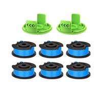 YWNYT Carrete Strimmer para Greenworks, carrete de cable único para cortadoras de césped de 1,65 mm, línea de repuesto para cortadoras de césped de 24 V Greenworks Series (6+2)