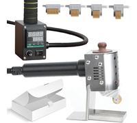 YXYLJOZ Dispensador de Adhesivo Termofusible Profesional de Mano con 4 Rodillos de Tamaños, Máquina Comercial de Rodillos para Manualidades, Pegado y Fijación (150ml)