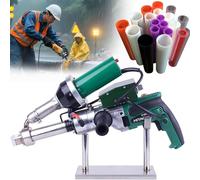 YXYLJOZ Soldadora Industrial de plástico de 1600 W, Pistola de Soldadura Profesional portátil con Boquilla de 360°, Ancho de Soldadura de 0,79 Pulgadas, Temperatura Variable de 200 a 380 °C