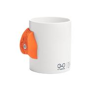 YY Vertical - Climbing Mug Naranja - Taza de Escalada con Asa de Presa - Ideal para Amantes de la Montaña, Diseño Original y Resistente para Uso Diario