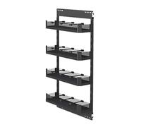 YYLMKMFC-AE Armario extraíble de 3-7 Niveles, Estante de Almacenamiento Alto, Altura Ajustable, Cesta de Almacenamiento for despensa, Organizador de gabinete con particiones(110x485x4tier)