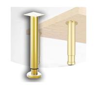 YYLMKMFC Patas telescópicas for Muebles, Patas de Armario de Metal, Patas de Repuesto Ajustables for sofá, Soporte Adecuado for Muebles(Gold*1,25-42cm)