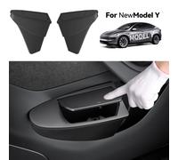 YZ para Tesla Model 3 Y Highland Juniper ABS puerta de coche cubo de basura caja de almacenamiento impermeable cubo de basura organizador accesorios de coche