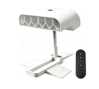 YZHYYDS Ventilador de Refrigeración para Colocar Debajo de Las Sábanas, Circulador de Aire con 5 Velocidades y Control Remoto, Altura Ajustable, Compatible con Colchones de Cualquier Grosor