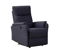 Z-hom Sillón Relax con Reposapiés, Sistema de Apertura Push, Compacto, 2 Posiciones de Tumbada y Posición Cero, Butaca Salón Reclinable hasta 160º