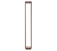Zafferano - Farol solar LED Corten para el hogar, 100 cm, 2,2 W, funciona con pilas, IP54, Zafferano