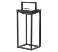 Zafferano - Home Solar 2 LED Laterne, 37,3 cm - Lámpara de pared y de mesa de 2 W con batería y sensor crepuscular -