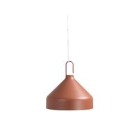 Zafferano, Lámpara Amelie Suspensión, Lámpara de Mesa Portátil y Recargable con Control Táctil, para Salón y Exterior, Atenuador, 2200-3000 K, Altura 12 cm, Color Terracota